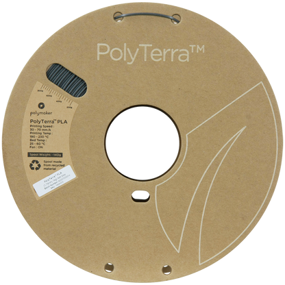(UDGÅR) Polymaker | PolyTerra PLA | Ash Grey | 1.75mm | 1 kg