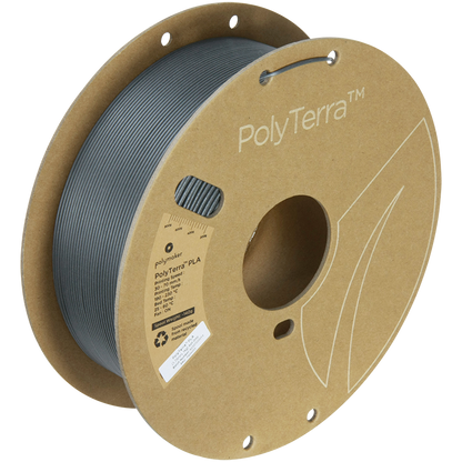 (UDGÅR) Polymaker | PolyTerra PLA | Ash Grey | 1.75mm | 1 kg