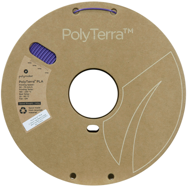 (UDGÅR) Polymaker | PolyTerra PLA | Electric Indigo | 1.75mm | 1 kg