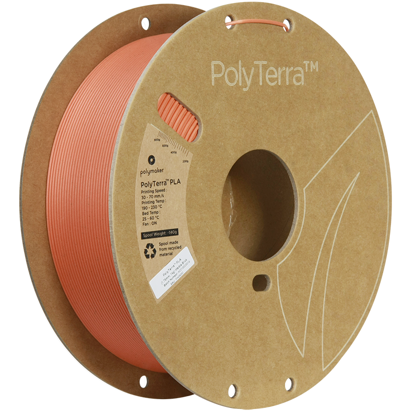 (UDGÅR) Polymaker | PolyTerra PLA | Marble Brick | 1.75mm | 1 kg