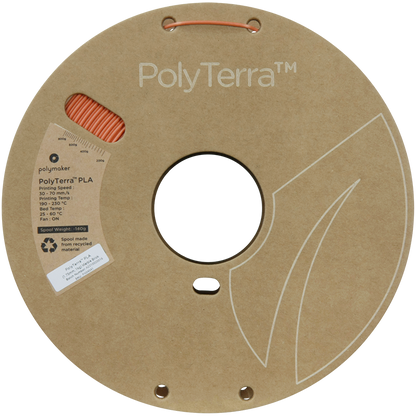 (UDGÅR) Polymaker | PolyTerra PLA | Marble Brick | 1.75mm | 1 kg