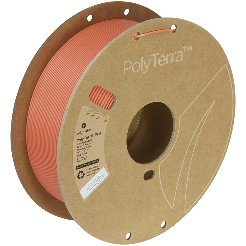 (UDGÅR) Polymaker | PolyTerra PLA | Marble Brick | 1.75mm | 1 kg