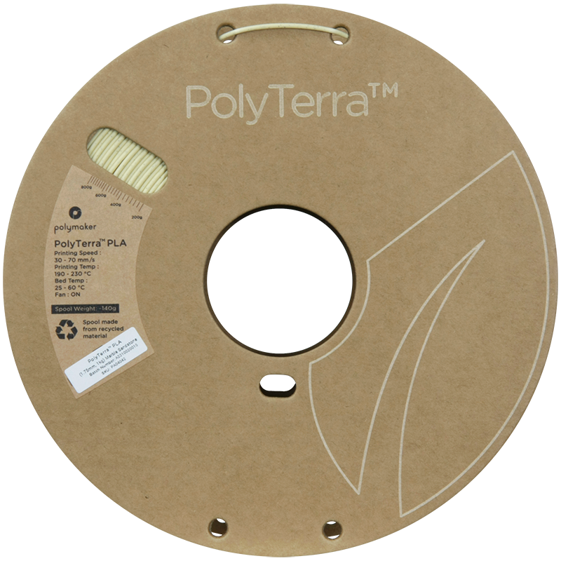 (UDGÅR) Polymaker | PolyTerra PLA | Marble Sandstone | 1.75mm | 1 kg