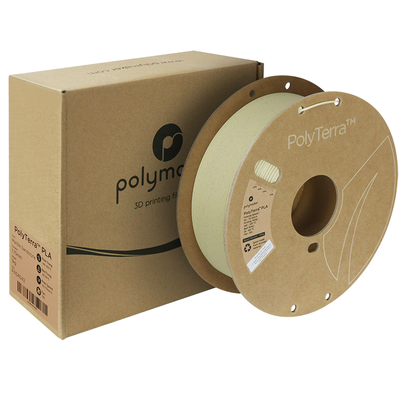 (UDGÅR) Polymaker | PolyTerra PLA | Marble Sandstone | 1.75mm | 1 kg