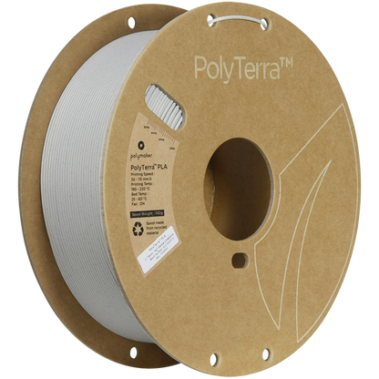 (UDGÅR) Polymaker | PolyTerra PLA | Marble Limestone | 1.75mm | 1 kg