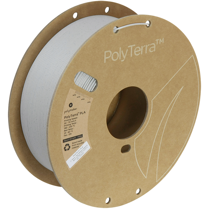 (UDGÅR) Polymaker | PolyTerra PLA | Marble Limestone | 1.75mm | 1 kg