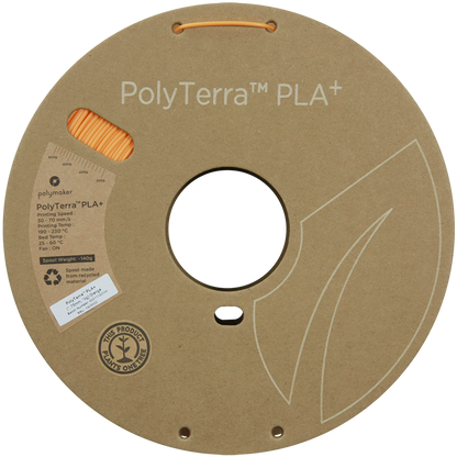 Polymaker | PolyTerra PLA+ | Orange | 1.75mm | 1 kg