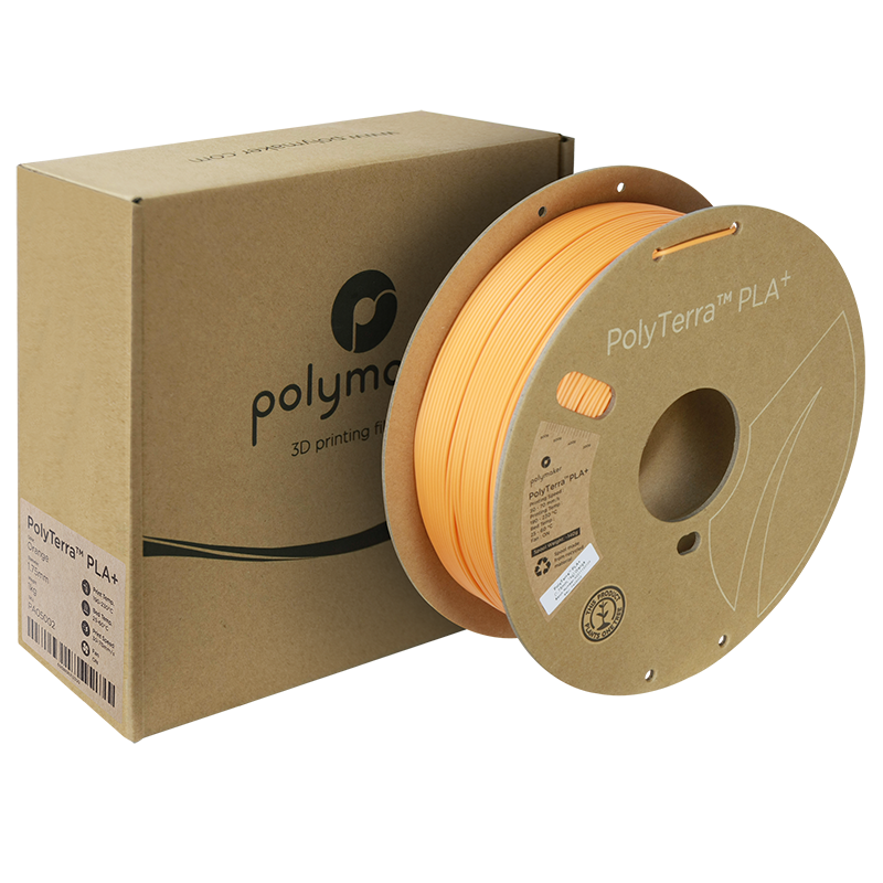 Polymaker | PolyTerra PLA+ | Orange | 1.75mm | 1 kg