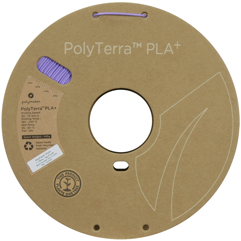 Polymaker | PolyTerra PLA+ | Purple | 1.75mm | 1 kg