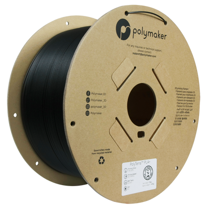 Polymaker | PolyTerra PLA+ | Black | 1.75mm | 3 kg
