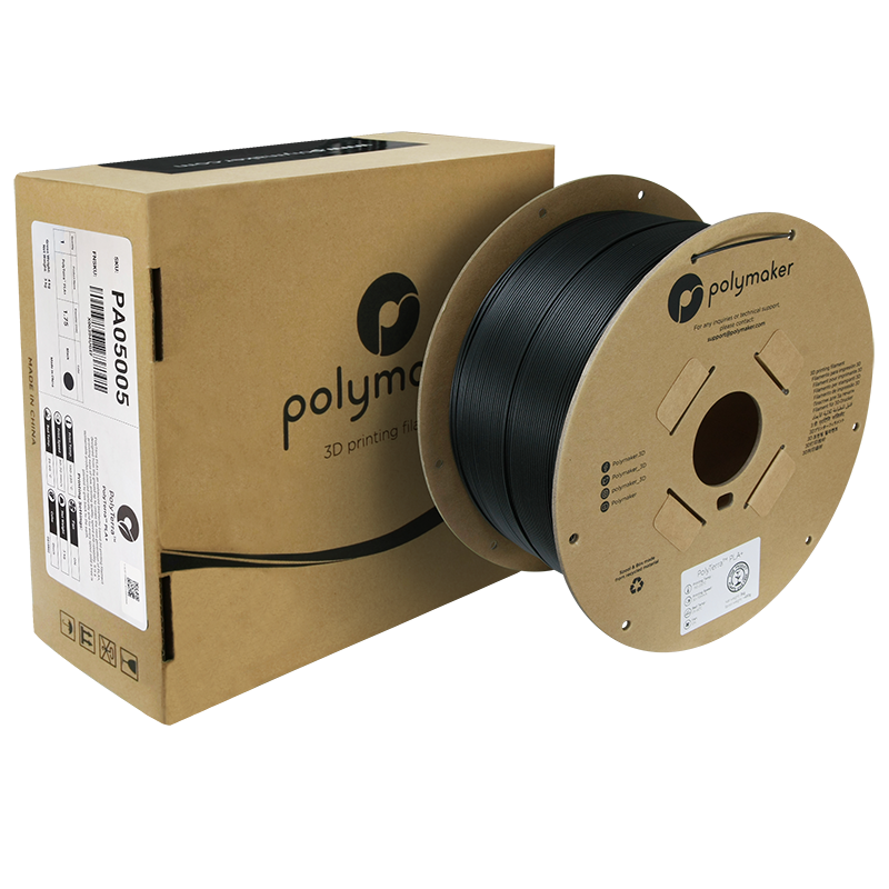 Polymaker | PolyTerra PLA+ | Black | 1.75mm | 3 kg