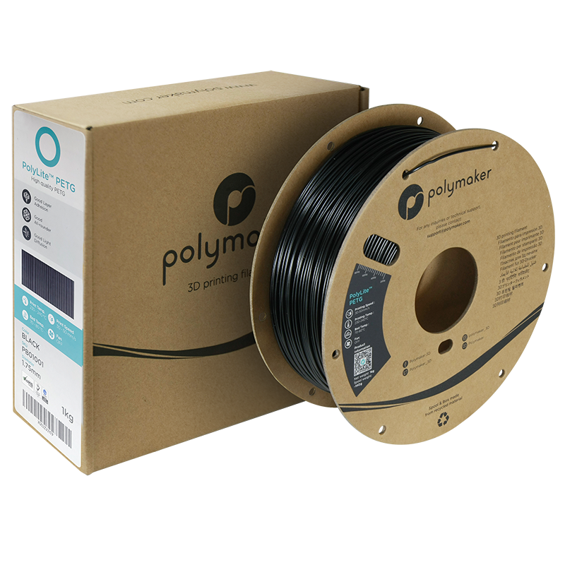 Polymaker | PolyLite PETG | Black | 1.75mm | 1 kg
