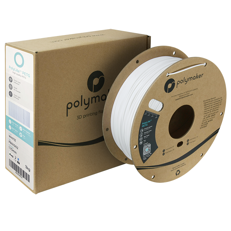Polymaker | PolyLite PETG | White | 1.75mm | 1 kg