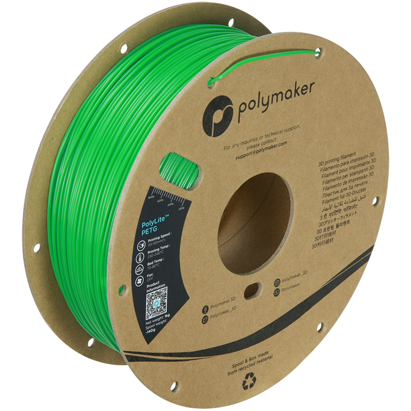 Polymaker | PolyLite PETG | Green | 1.75mm | 1 kg