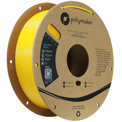 Polymaker | PolyLite PETG | Yellow | 1.75mm | 1 kg