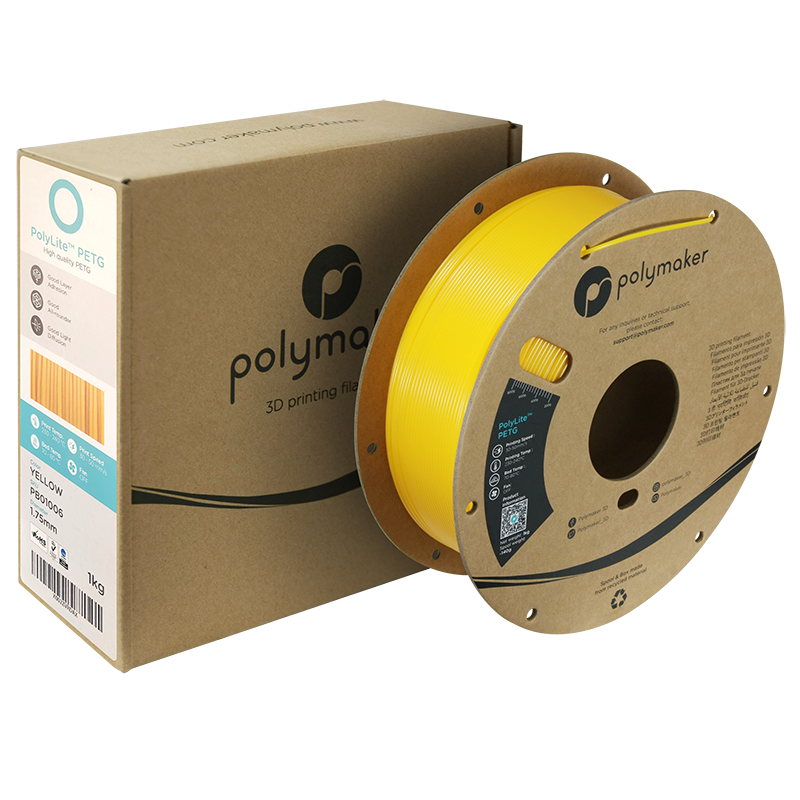 Polymaker | PolyLite PETG | Yellow | 1.75mm | 1 kg