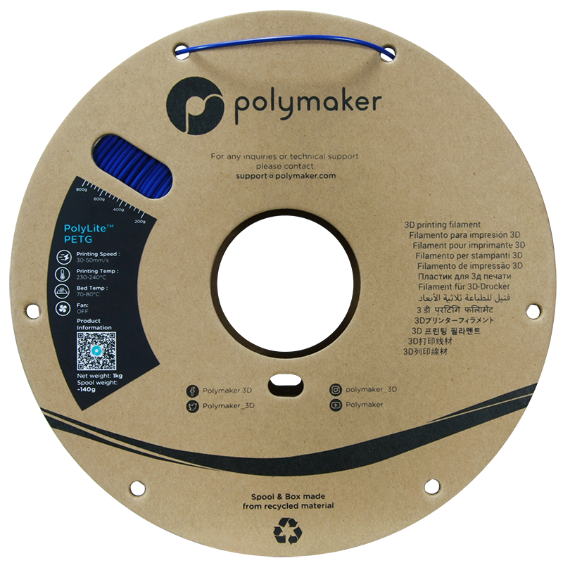Polymaker | PolyLite PETG | Blue | 1.75mm | 1 kg