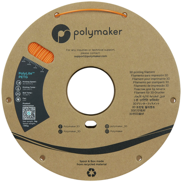 Polymaker | PolyLite PETG | Orange | 1.75mm | 1 kg