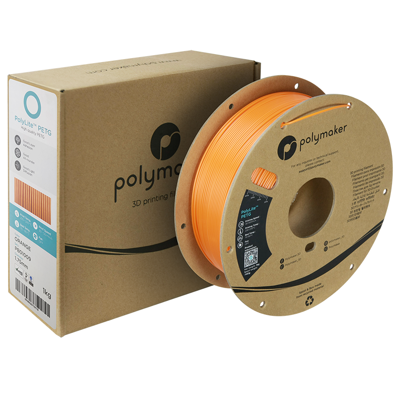 Polymaker | PolyLite PETG | Orange | 1.75mm | 1 kg