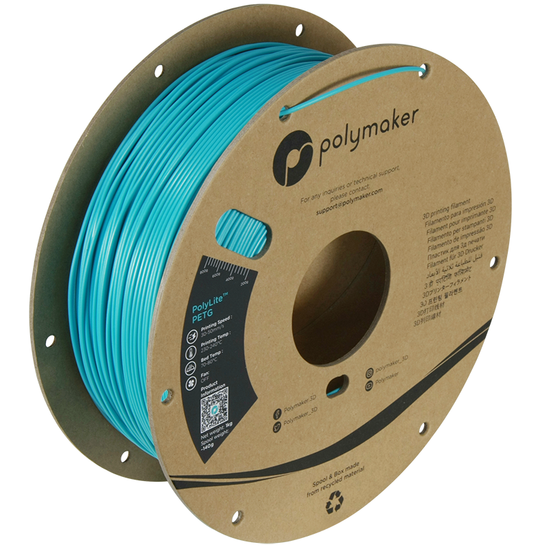Polymaker | PolyLite PETG | Teal | 1.75mm | 1 kg