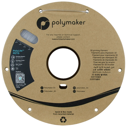 Polymaker | PolyLite PETG | Transparent | 1.75mm | 1 kg
