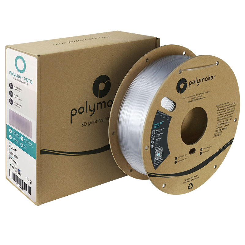 Polymaker | PolyLite PETG | Transparent | 1.75mm | 1 kg