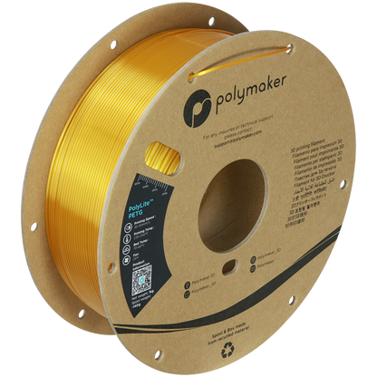 Polymaker | PolyLite PETG | Gold | 1.75mm | 1 kg