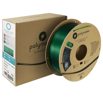 Polymaker | PolyLite PETG | Translucent Green | 1.75mm | 1 kg