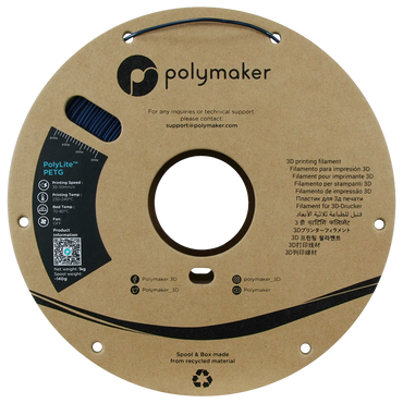 Polymaker | PolyLite PETG | Dark Blue | 1.75mm | 1 kg