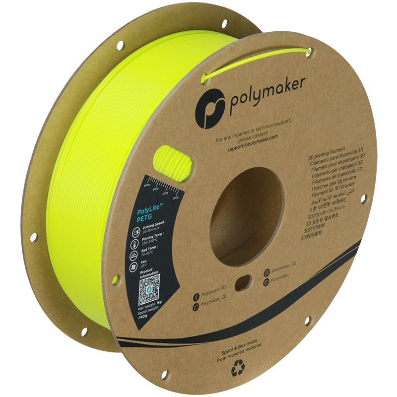 Polymaker | PolyLite PETG | Lime | 1.75mm | 1 kg