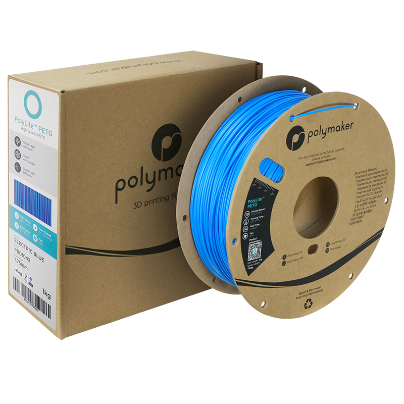 Polymaker | PolyLite PETG | Electric Blue | 1.75mm | 1 kg