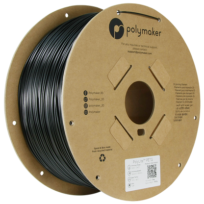 Polymaker | PolyLite PETG | Black | 1.75mm | 3 kg