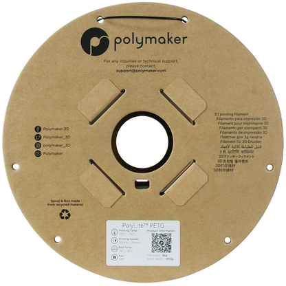 Polymaker | PolyLite PETG | Black | 1.75mm | 3 kg