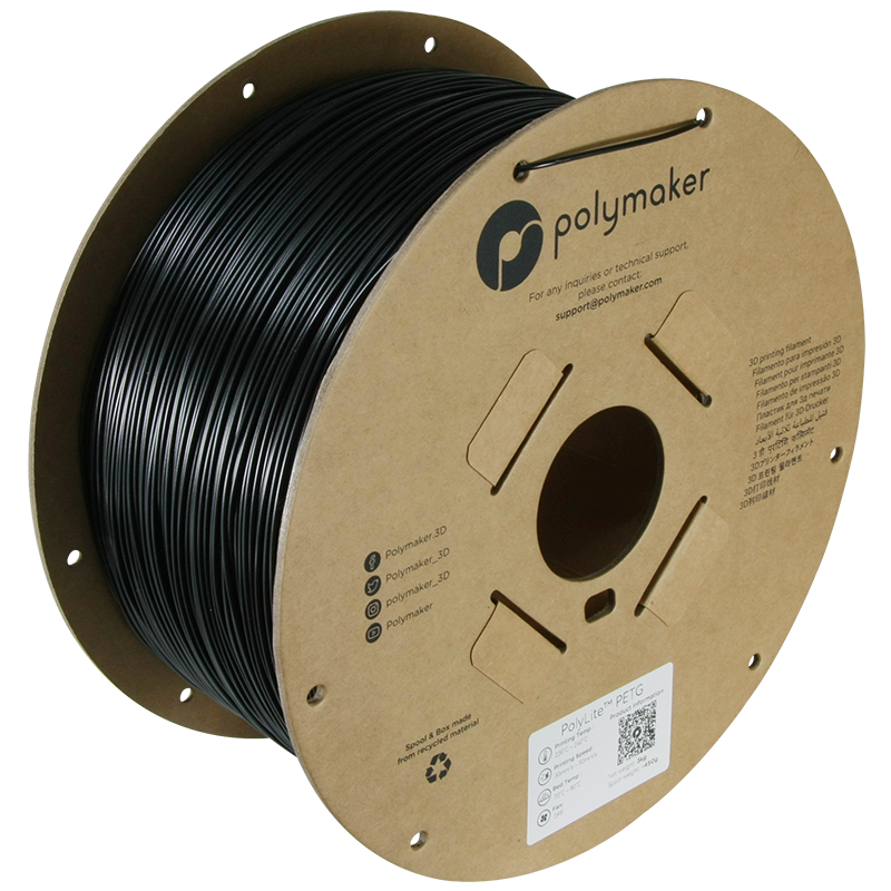 Polymaker | PolyLite PETG | Black | 1.75mm | 3 kg
