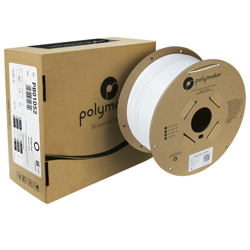 Polymaker | PolyLite PETG | White | 1.75mm | 3 kg