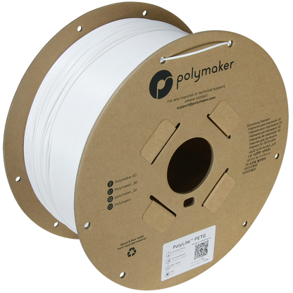 Polymaker | PolyLite PETG | White | 1.75mm | 3 kg