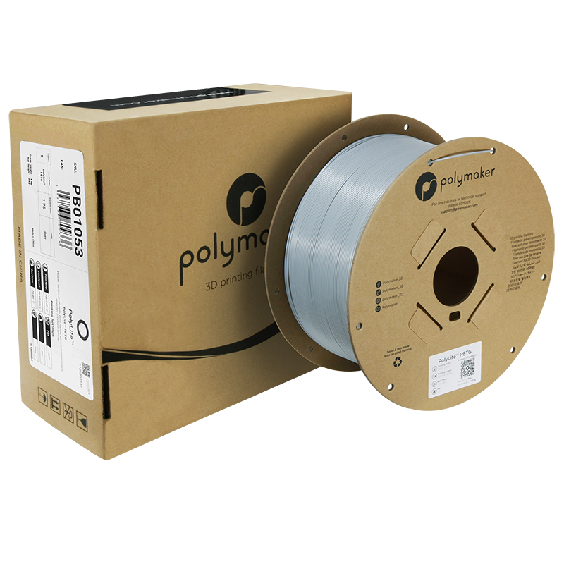 Polymaker | PolyLite PETG | Grey | 1.75mm | 3 kg