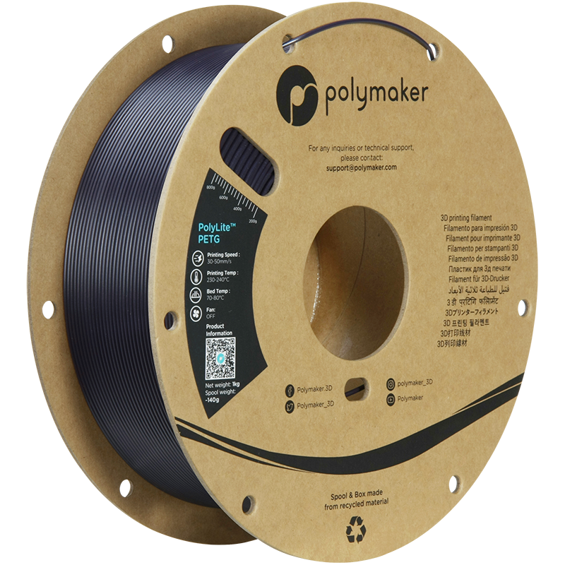 Polymaker | PolyLite PETG | Dark Purple | 1.75mm | 1 kg