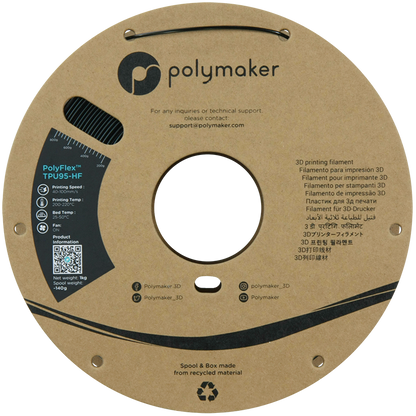 Polymaker | PolyFlex TPU-95A High Speed | Black | 1.75mm | 1 kg