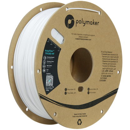 Polymaker | PolyFlex TPU-95A High Speed | White | 1.75mm | 1 kg