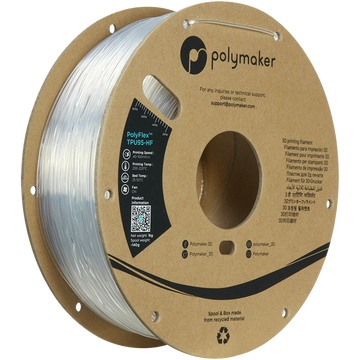 Polymaker | PolyFlex TPU-95A High Speed | Clear | 1.75mm | 1 kg