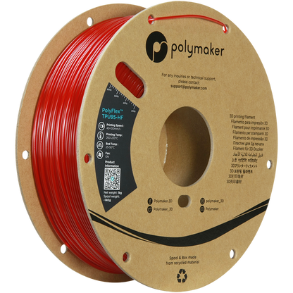 Polymaker | PolyFlex TPU-95A High Speed | Translucent Red | 1.75mm | 1 kg