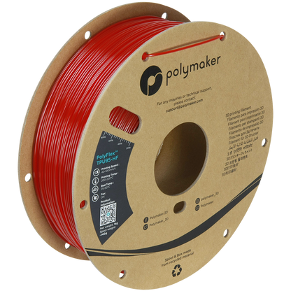 Polymaker | PolyFlex TPU-95A High Speed | Translucent Red | 1.75mm | 1 kg