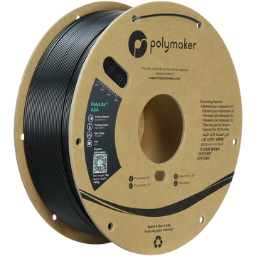 Polymaker | PolyLite ASA | Black | 1.75mm | 1 kg