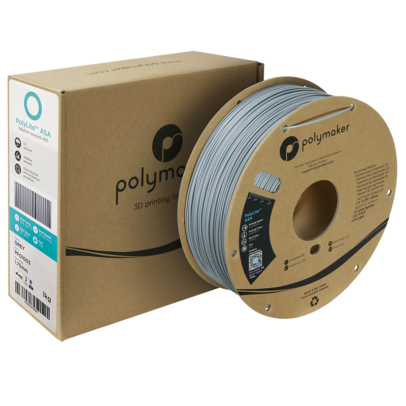 Polymaker | PolyLite ASA | Grey | 1.75mm | 1 kg