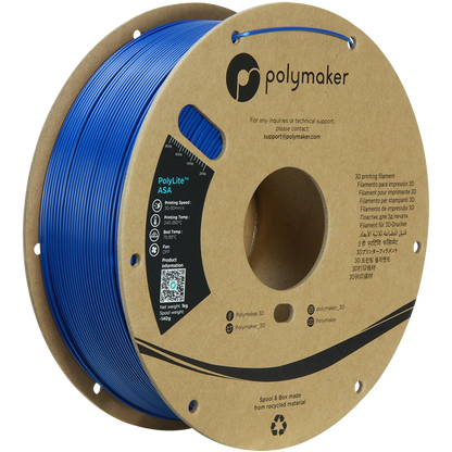 Polymaker | PolyLite ASA | Blue | 1.75mm | 1 kg