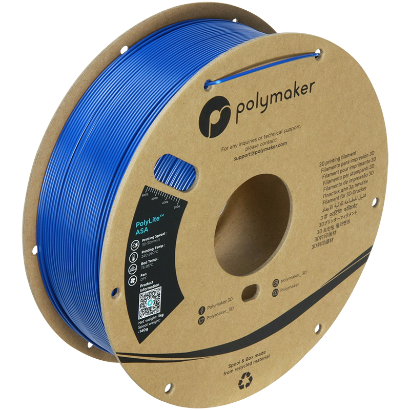 Polymaker | PolyLite ASA | Blue | 1.75mm | 1 kg