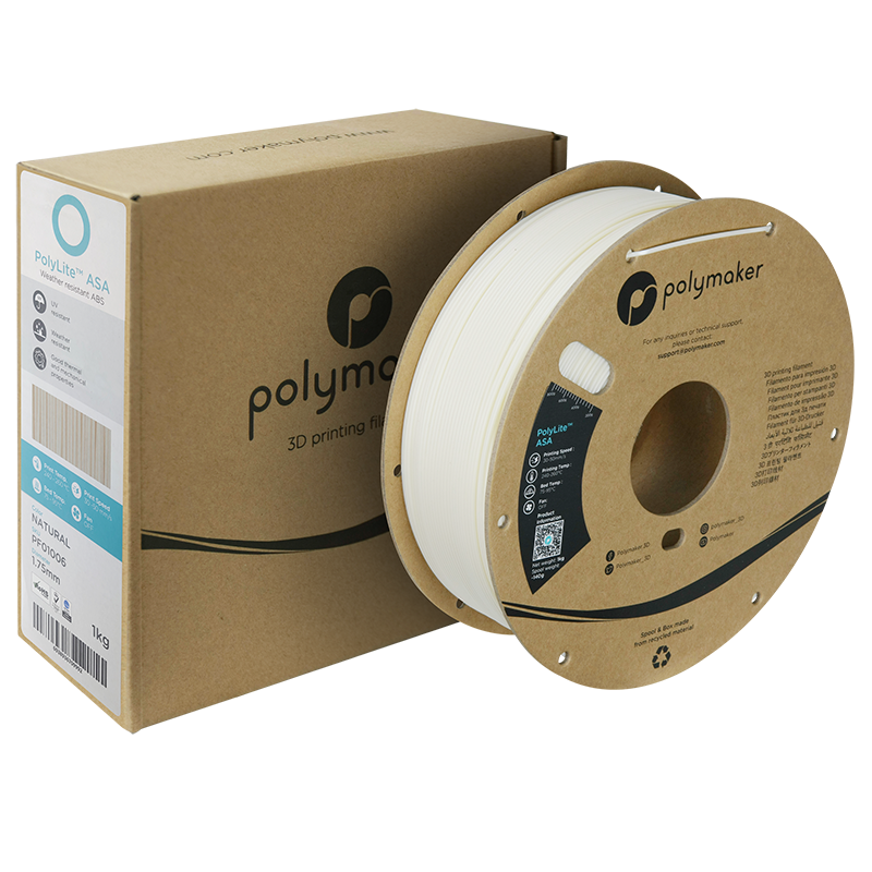 Polymaker | PolyLite ASA | Natural | 1.75mm | 1 kg