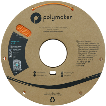 Polymaker | PolyLite ASA | Orange | 1.75mm | 1 kg