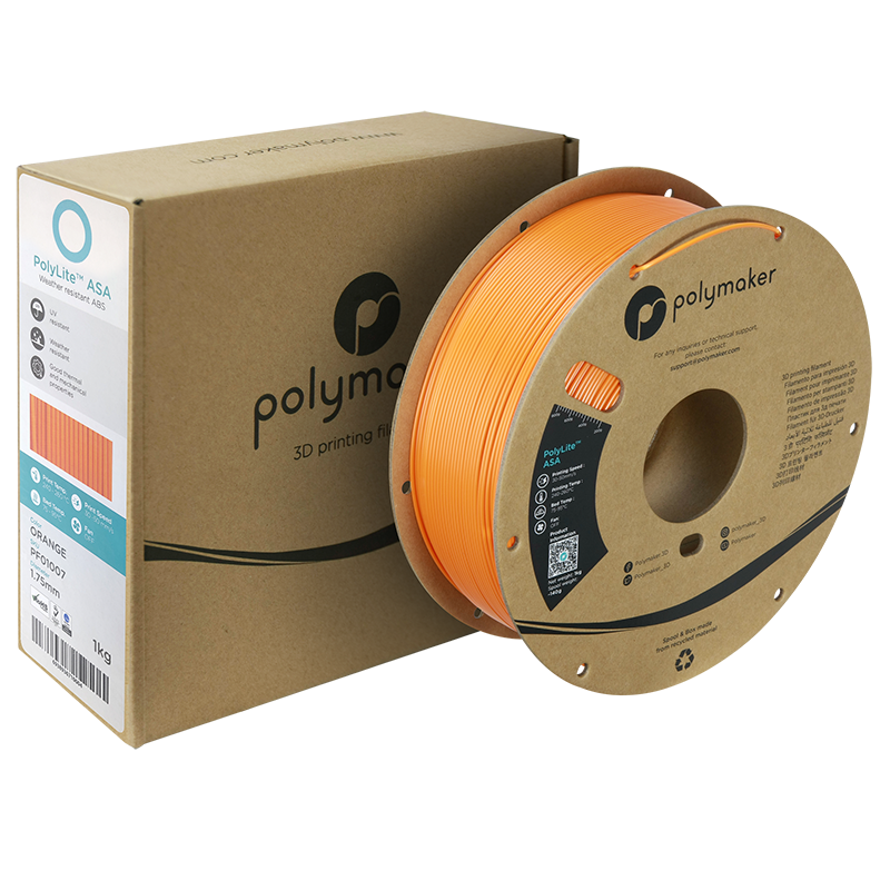 Polymaker | PolyLite ASA | Orange | 1.75mm | 1 kg